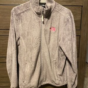Gray north face size large